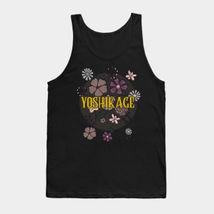 Aesthetic Proud Name Yoshikage Flowers Anime Retro Styles Tank Top